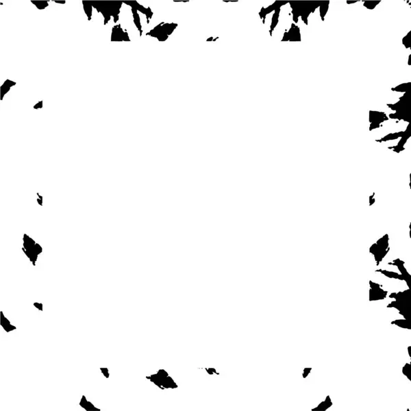 Conception Abstraite Grunge Cadre Noir Fond Blanc — Image vectorielle