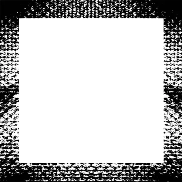 Abstraktní Rámec Jednobarevná Textura Černá Bílá — Stockový vektor