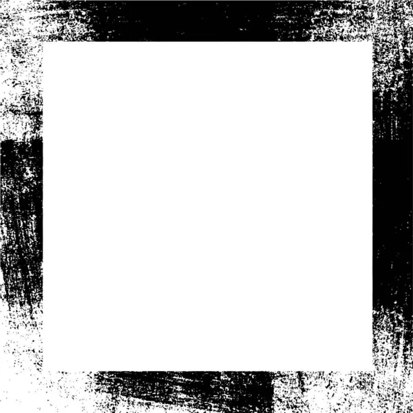 Αφηρημένο Μαύρο Πλαίσιο Λευκό Φόντο Χώρος Για Κείμενο — Διανυσματικό Αρχείο