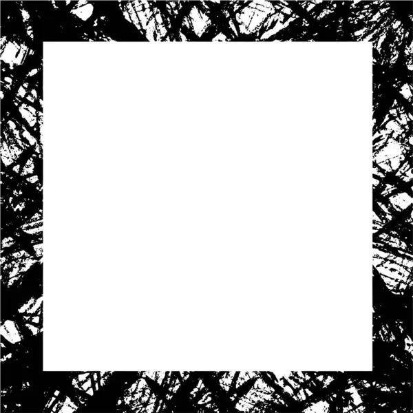 白色背景的抽象黑色框架 文本空间 — 图库矢量图片