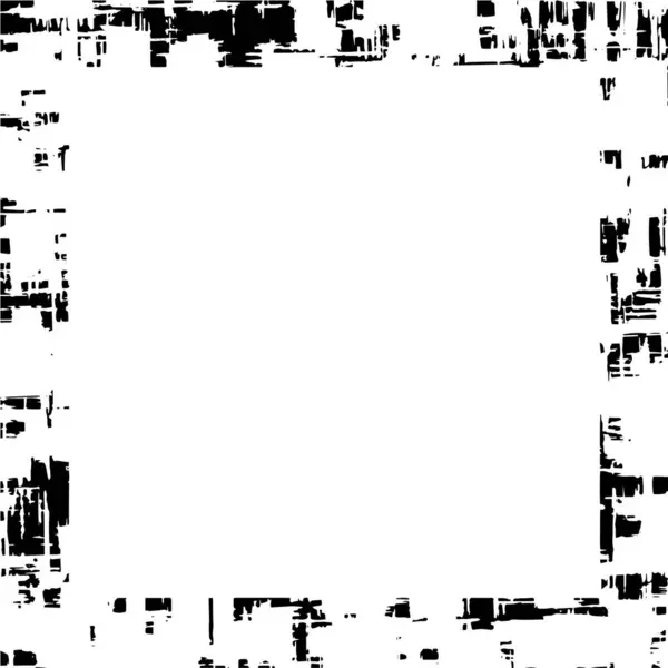 Halvtonsram Abstrakt Monokrom Bakgrund Vektor Illustrationstal — Stock vektor