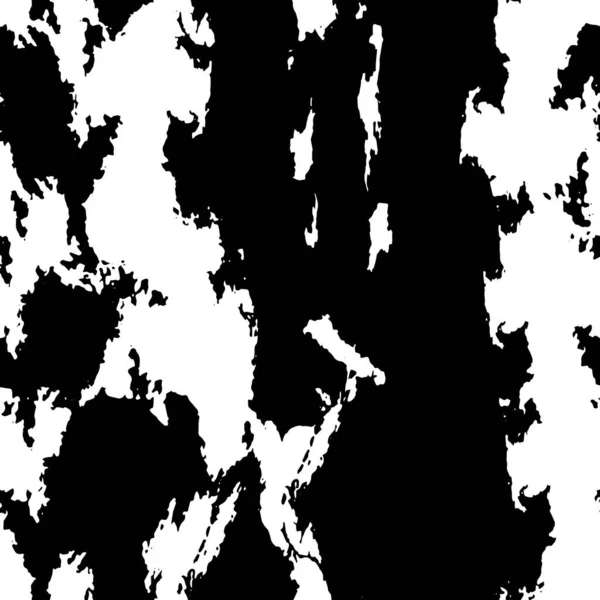 Naadloze Textuur Met Abstracte Hand Getekend Zwart Wit Patroon — Stockvector