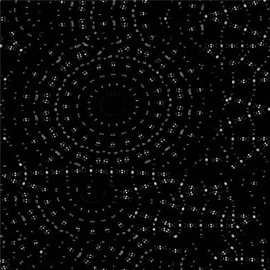 Grunge üst üste biniyor. Soyut siyah-beyaz vektör arkaplanı. Çatlaklarda, noktalarda, noktalarda kirli desenli tek renkli vintage yüzey.