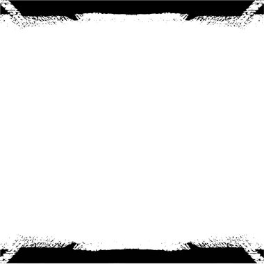 Kartpostallar için grunge çerçeve, paket. Tek renkli tasarım. vektör illüstrasyonu