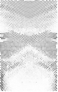 black and white vector background with circles.