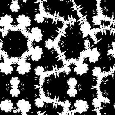 Kusursuz geometrik desen. Soyut siyah arkaplan. Basit şekiller dokusu. vektör illüstrasyonu. 