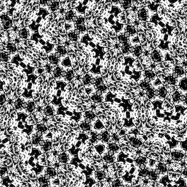 Kusursuz geometrik desen. Soyut siyah arkaplan. Basit şekiller dokusu. vektör illüstrasyonu. 