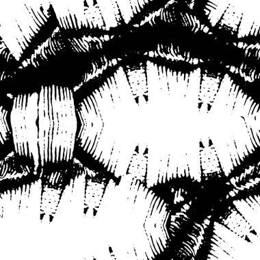 Siyah beyaz noktalı grunge arkaplan. el.