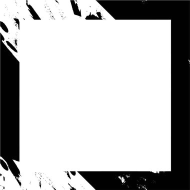 soyut siyah ve beyaz kabataslak çerçeve, vektör çizimi