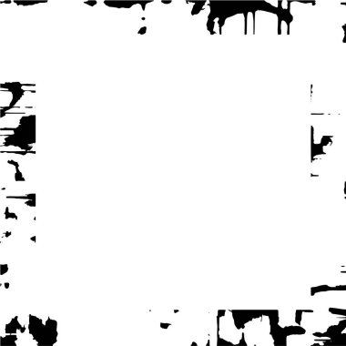 soyut siyah ve beyaz kabataslak çerçeve, vektör çizimi