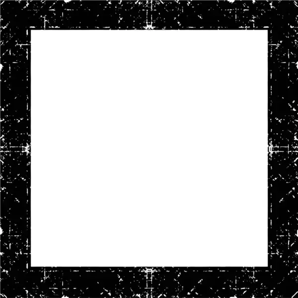 白い背景の黒いモザイクフレーム — ストックベクタ
