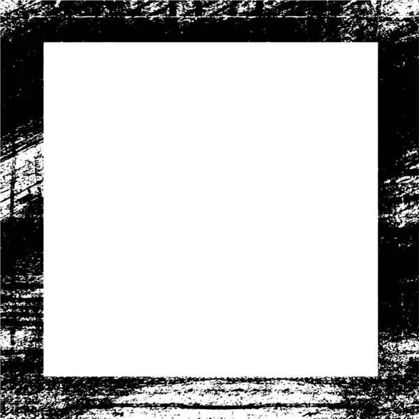 Beyaz Arkaplanda Siyah Mozaik Çerçeve — Stok Vektör