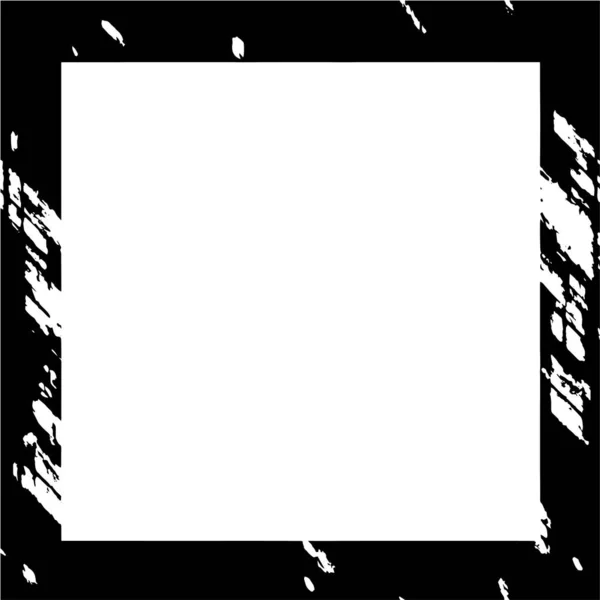 Гранжева Рамка Листівок Обгортання Монохромний Дизайн Векторна Ілюстрація — стоковий вектор