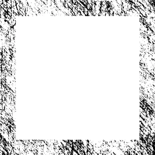 Abstrakte Schwarz Weiß Grobrahmen Vektorillustration — Stockvektor