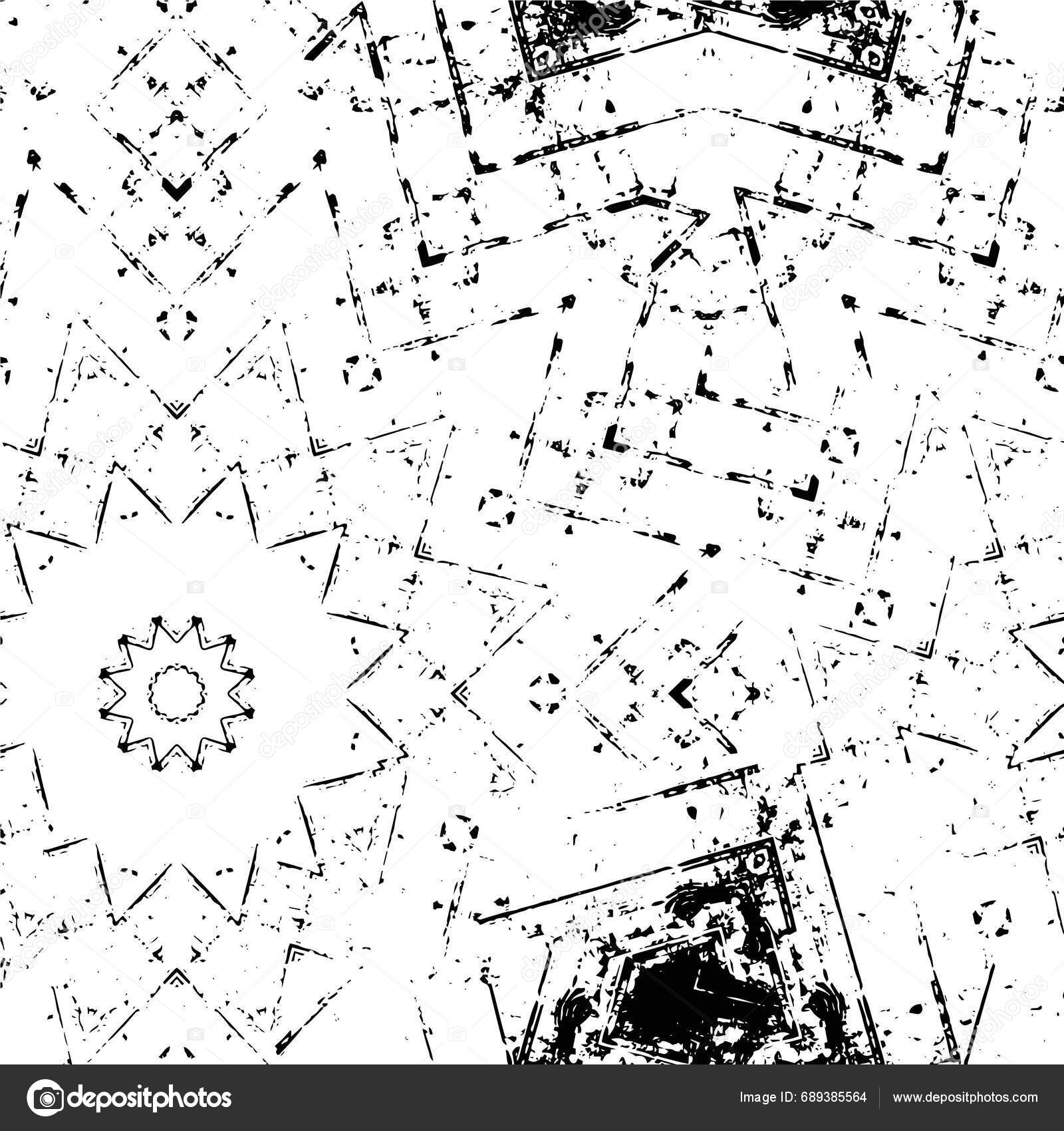 Black White Abstract Background Vector Illustration Stock Vector by