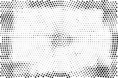 Soyut yarım ton kalıbı. Siyah ve beyaz arkaplanın vektör çizimi.