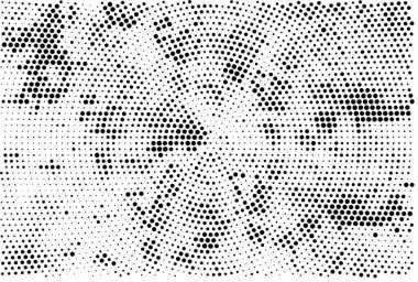 Soyut el çizimi siyah ve beyaz desenli kusursuz doku..