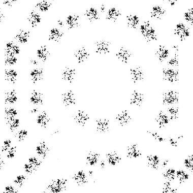 Kusursuz çiçek deseni. Siyah beyaz arka plan. monokrom vektör illüstrasyonu. 