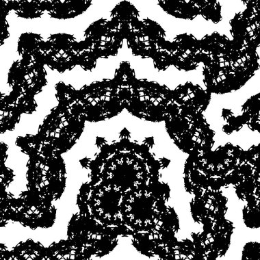 Soyut arkaplan. Monokrom dokusu. Dekoratif siyah beyaz desen.