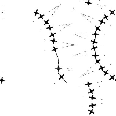 Soyut tek renkli arkaplan. Siyah ve beyaz vektör çizimi, geometrik desen  