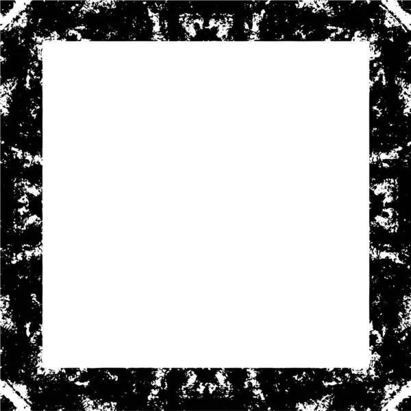 Grunge Border Frame White Background — Stock Vector
