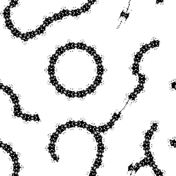 抽象的な背景 モノクロームの質感 装飾的な黒と白のパターン — ストックベクタ