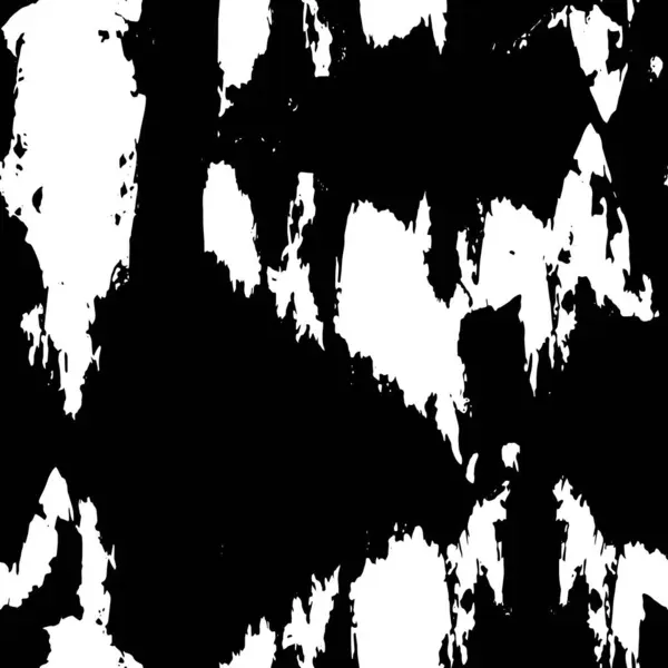 Abstrakter Monochromer Hintergrund Schwarz Weiße Vektordarstellung Geometrisches Muster — Stockvektor