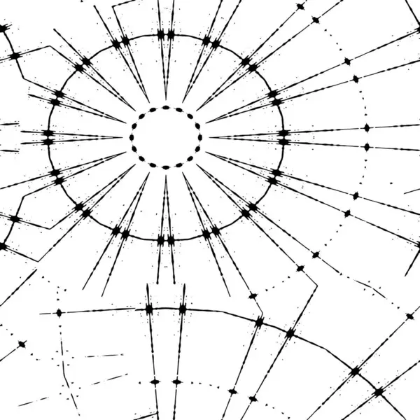 Abstrakcyjne Monochromatyczne Tło Czarno Biały Wektor Ilustracja Geometryczny Wzór — Wektor stockowy