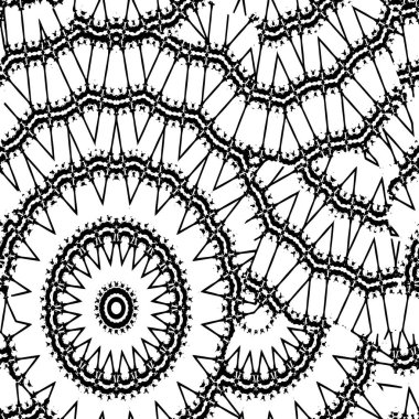 soyut geometrik siyah beyaz desen