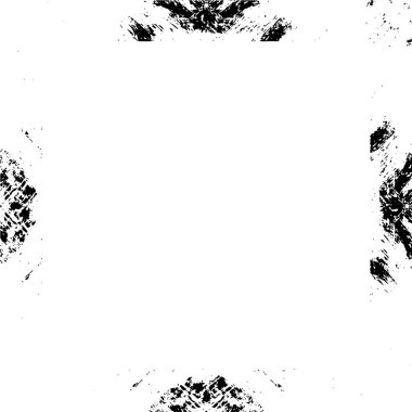 siyah ve beyaz olarak sıkıntılı çerçeve  