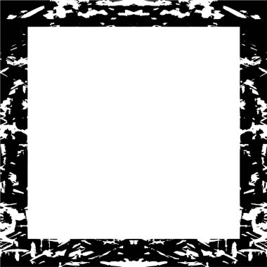 Mürekkepli kusursuz bir çerçeve. grunge dokusu