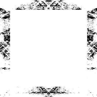 soyut siyah ve beyaz kabataslak çerçeve, vektör çizimi