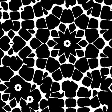 tasarım, vektör illüstrasyonu için siyah ve beyaz dekoratif arkaplan  