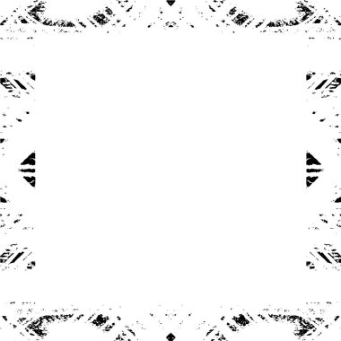 soyut siyah ve beyaz kabataslak çerçeve, vektör çizimi