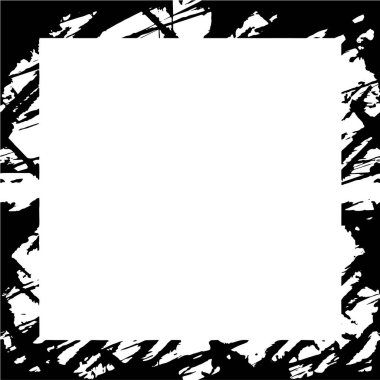 soyut siyah ve beyaz kabataslak çerçeve, vektör çizimi