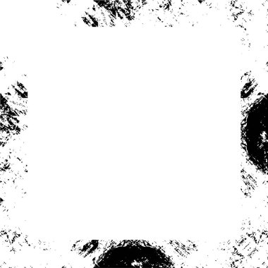 soyut siyah ve beyaz kabataslak çerçeve, vektör çizimi