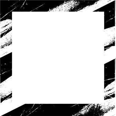 soyut siyah ve beyaz kabataslak çerçeve, vektör çizimi