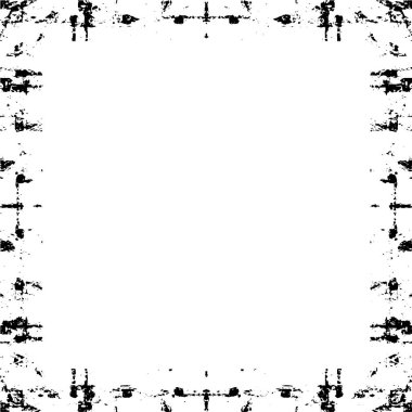 Kaba monokrom çerçeve çizimi. Grunge 'un geçmişi. Soyut doku efekti.