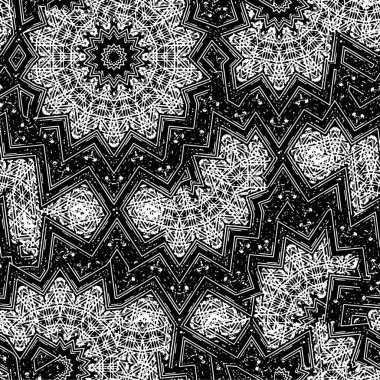 Soyut geometrik şekillere sahip kusursuz arkaplan 