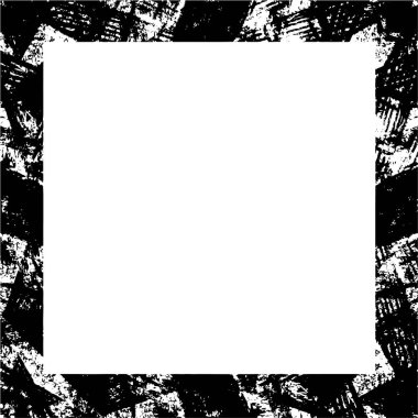 Kaba monokrom çerçeve çizimi. Grunge 'un geçmişi. Soyut doku efekti.