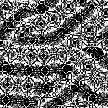 Soyut geometrik şekillere sahip kusursuz arkaplan 