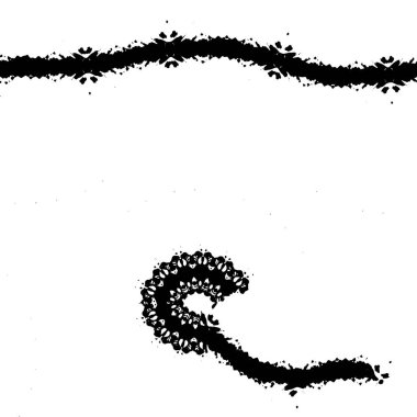 Siyah beyaz desenli, soyut arkaplan 