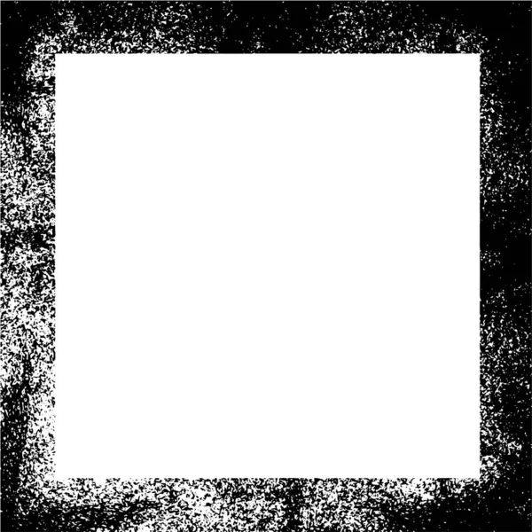 框架在牢骚风格 白色背景的黑色框架 矢量说明 — 图库矢量图片