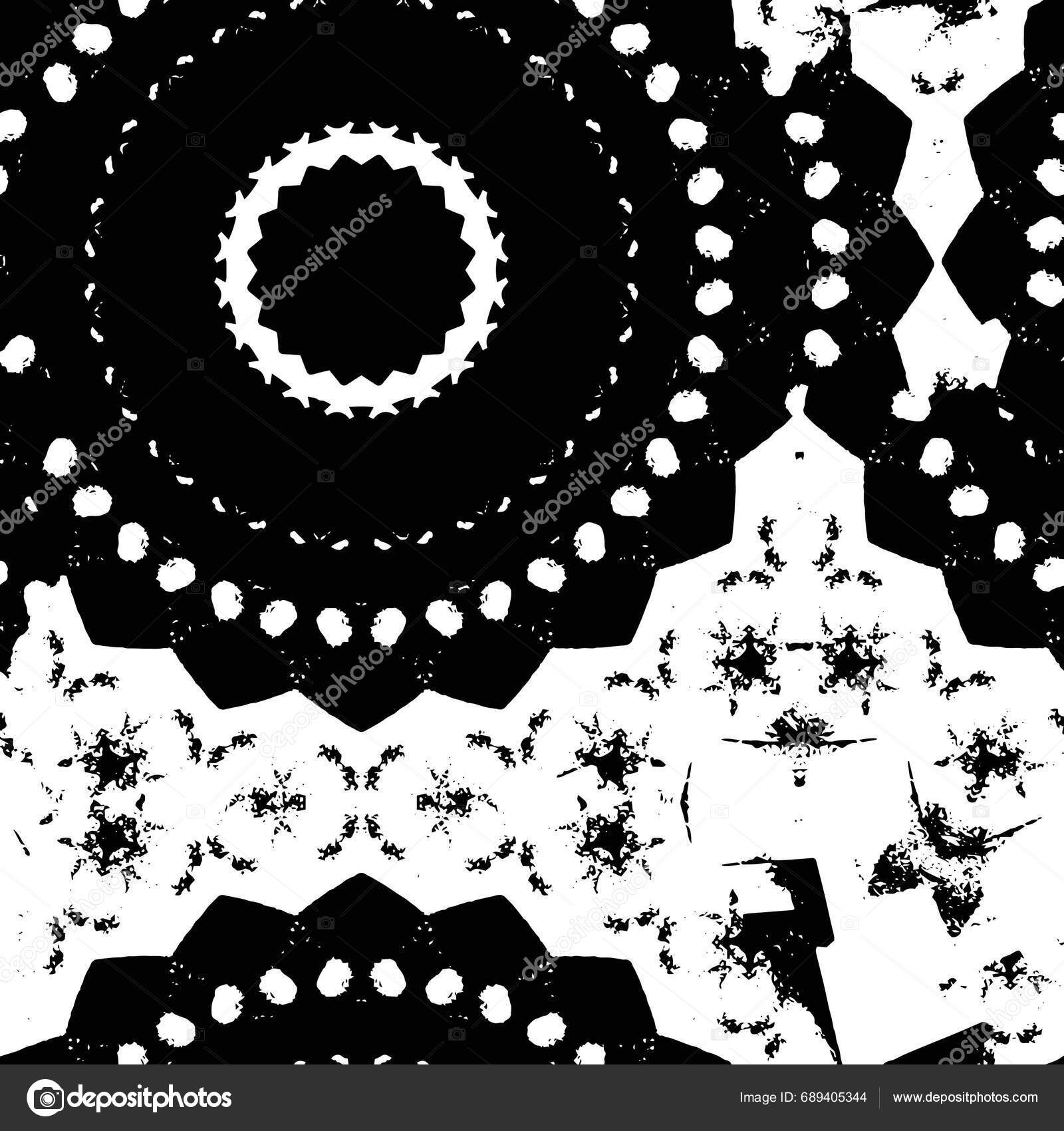 Grunge Black White Vector Texture Template Stock Vector by ©Toluk 689405344