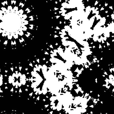 siyah ve beyaz geometrik mandala arkaplanı