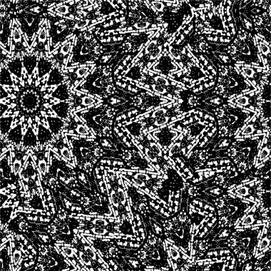 bir deseni olan siyah ve beyaz soyut bir arkaplan