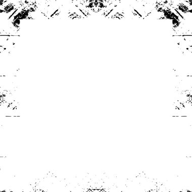 Çatlamış betondan oluşan sıkıntılı çerçeve 