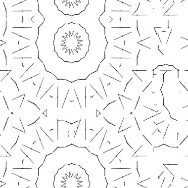 Soyut basit çiçeklerin kusursuz deseni