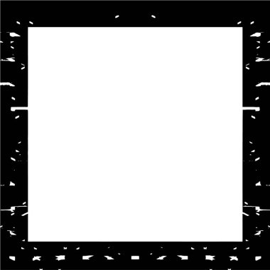 Siyah beyaz dokuda sıkıntılı çerçeve arkaplanı 