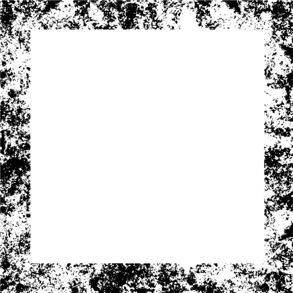 Cadre Abstrait Noir Blanc Illustration Vectorielle — Image vectorielle
